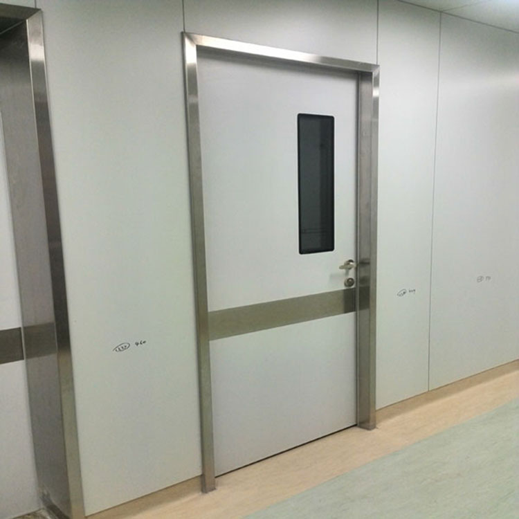 wholesale manufacture flush laminate HPL coated hospital surgery Radiation-proof lead door hermetic doors