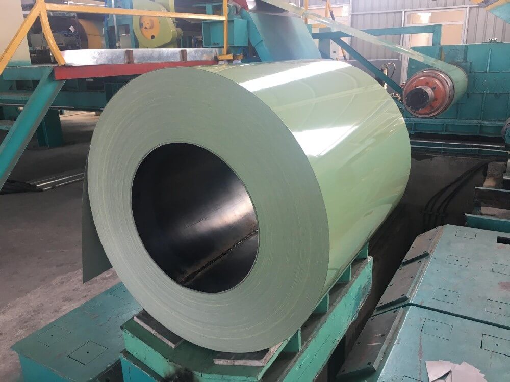 Color coated aluminum coil