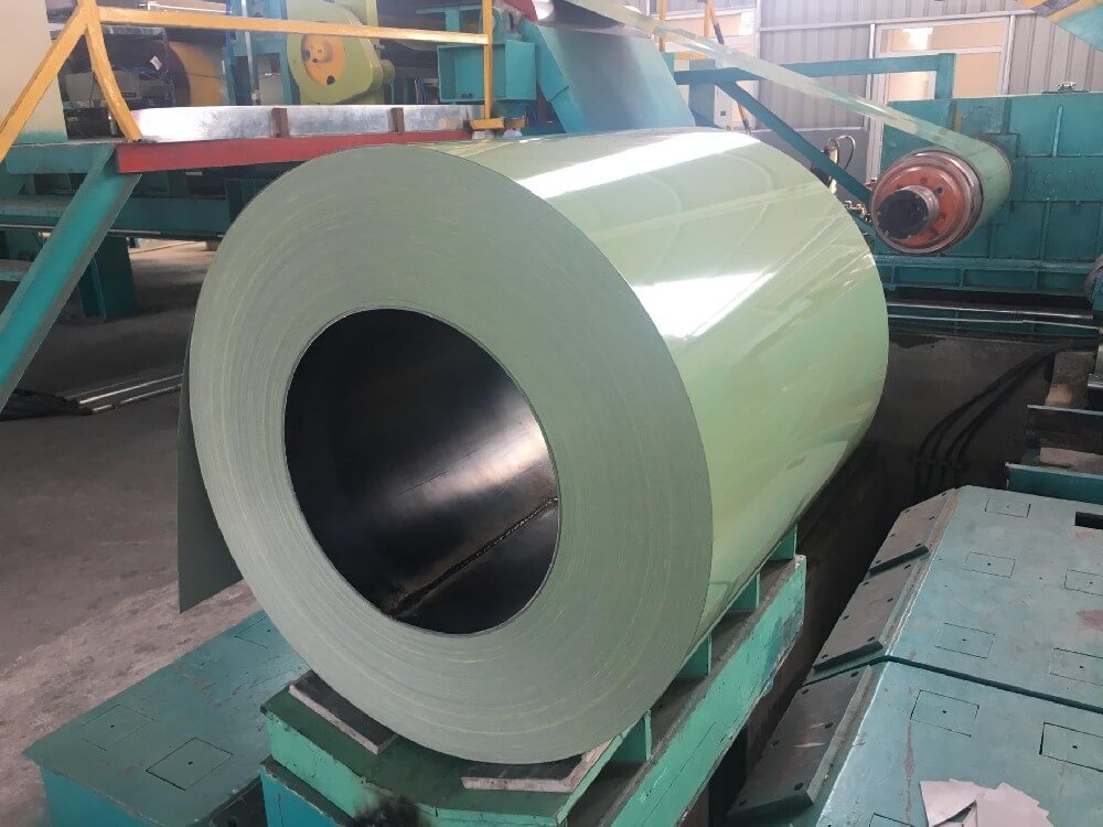 Color coated aluminum coil